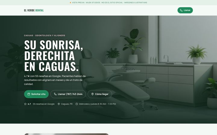 Vista previa de El Verde Dental