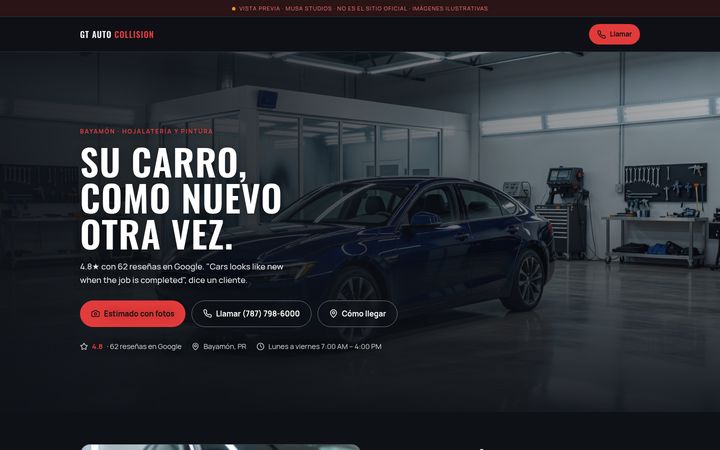 Vista previa de GT Auto Collision (Garaje Tolín)